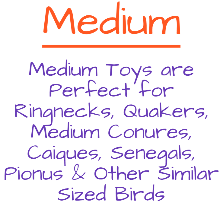 Medium Toys- — Varietees Bird Store